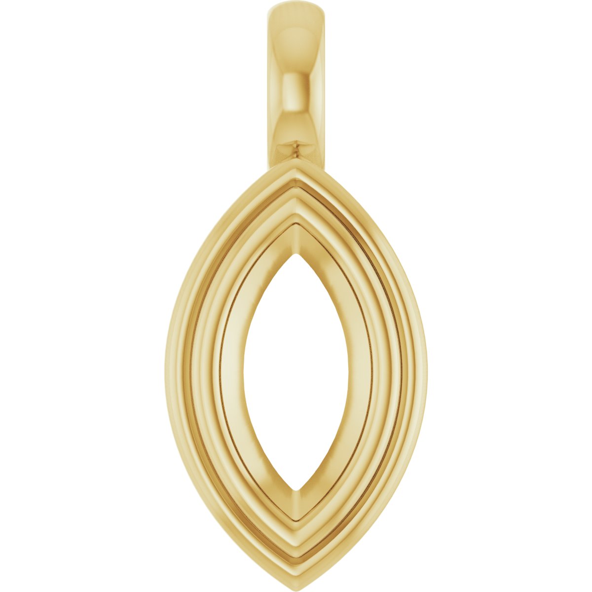 Bezel-Set Solitaire Charm/Pendant
