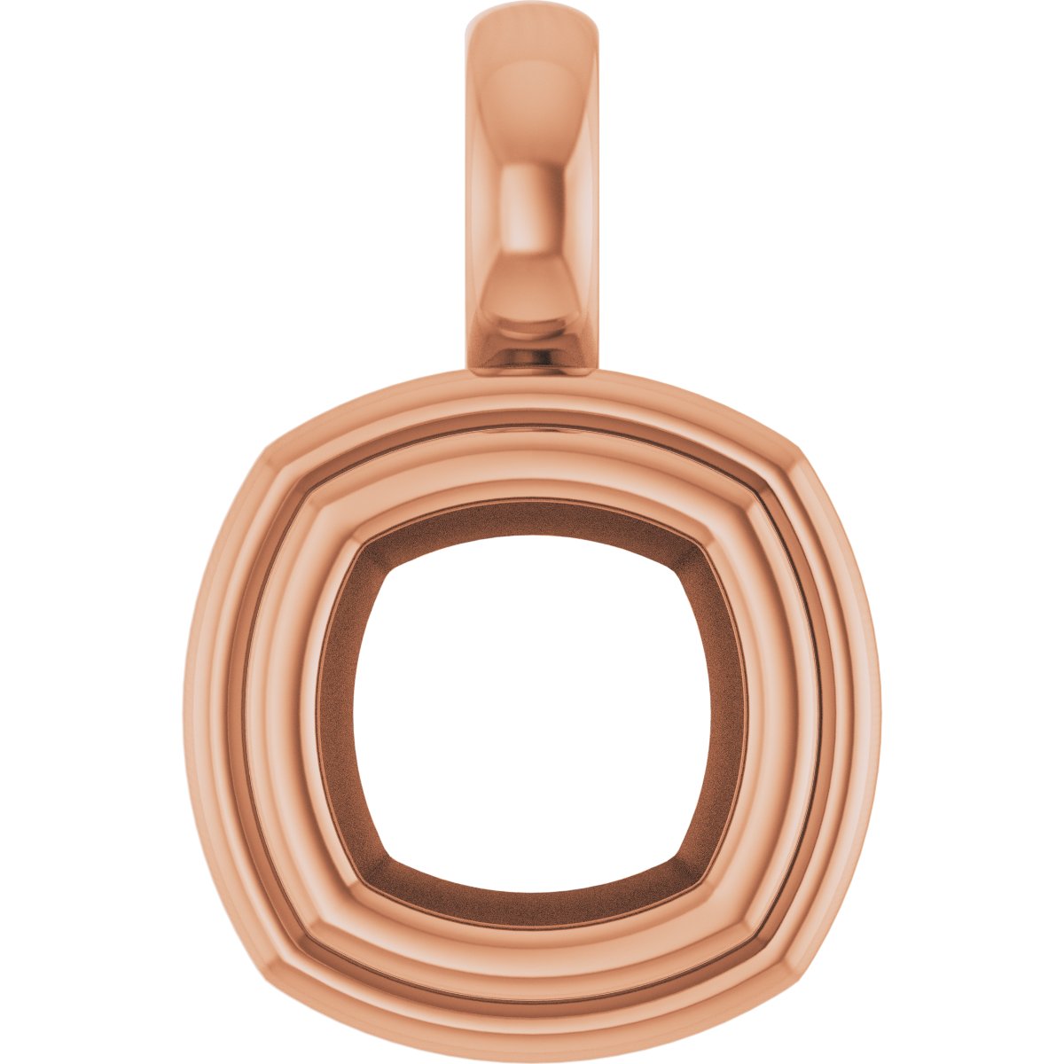 Bezel-Set Solitaire Charm/Pendant