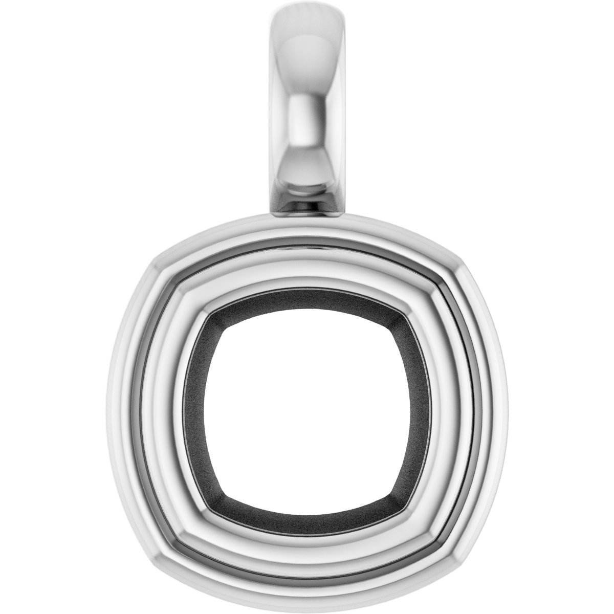 Bezel-Set Solitaire Charm/Pendant