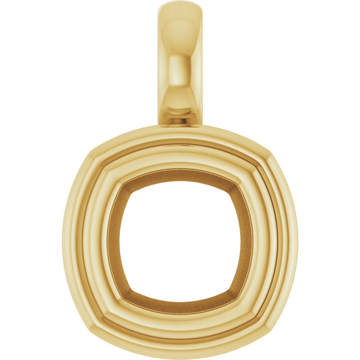 Bezel-Set Solitaire Charm/Pendant