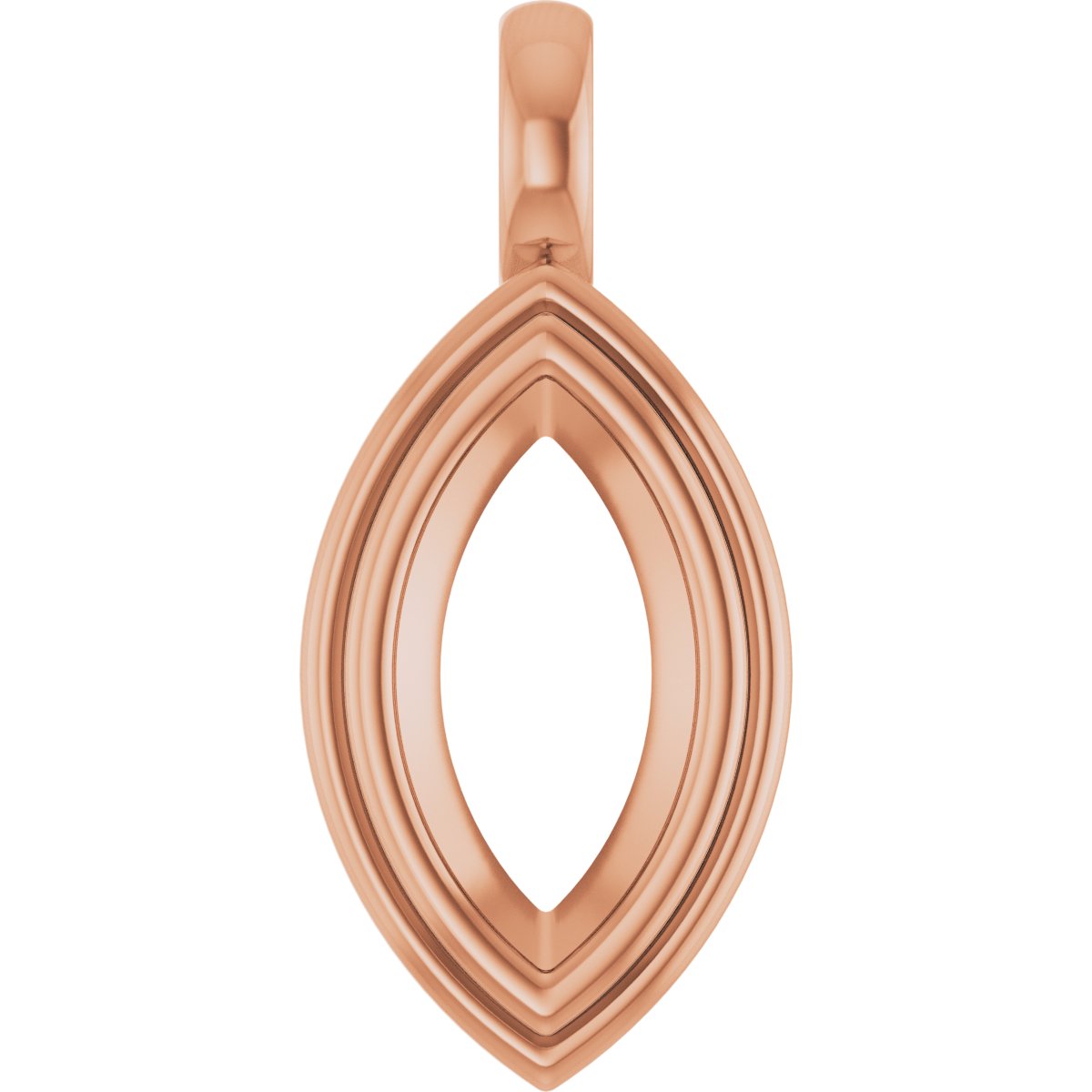Bezel-Set Solitaire Charm/Pendant