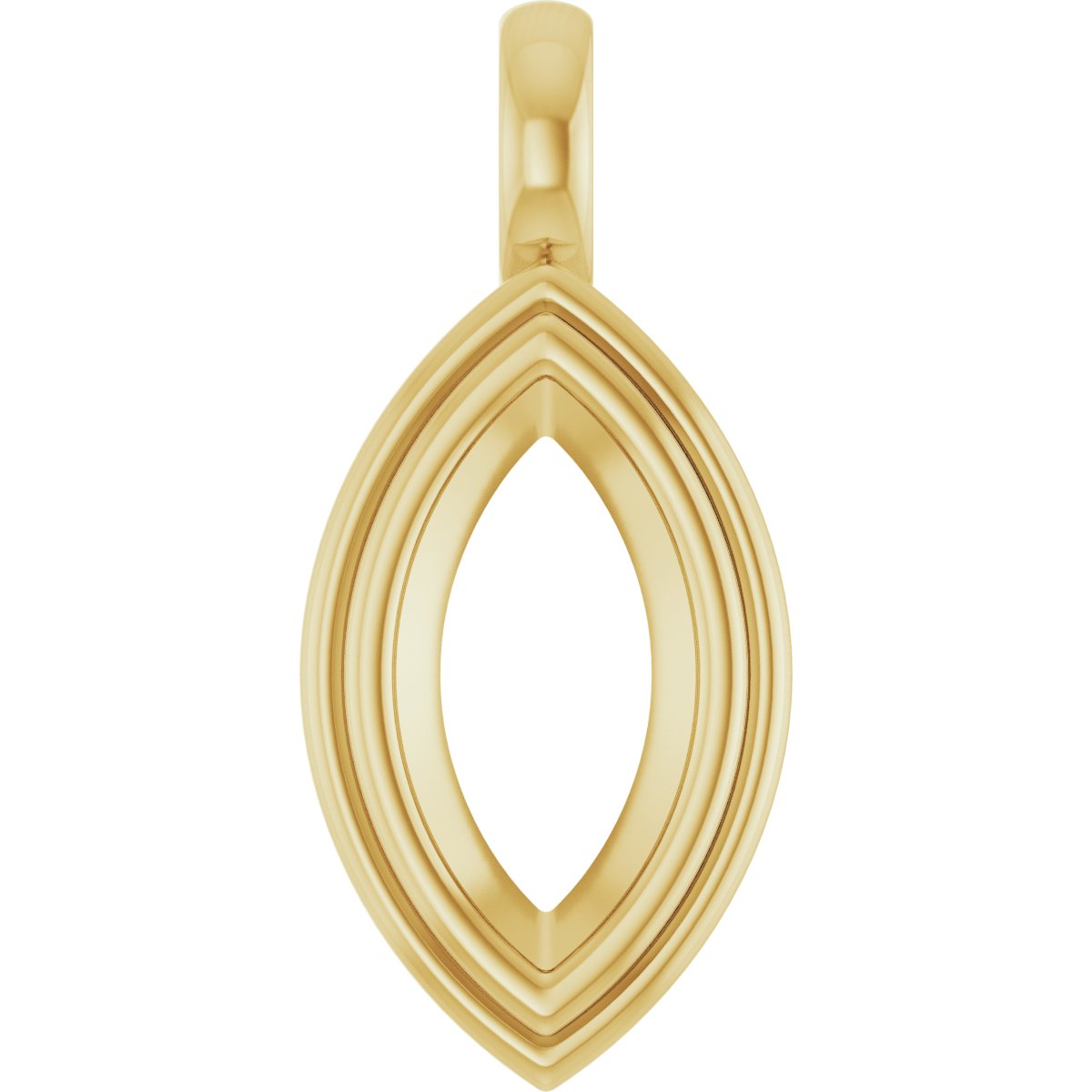 Bezel-Set Solitaire Charm/Pendant