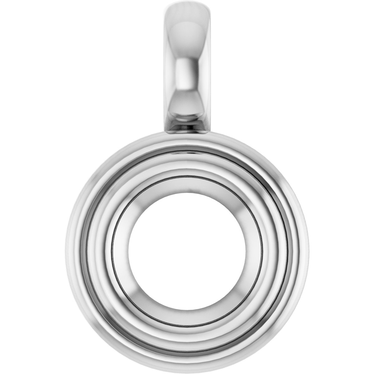 Bezel-Set Solitaire Charm/Pendant