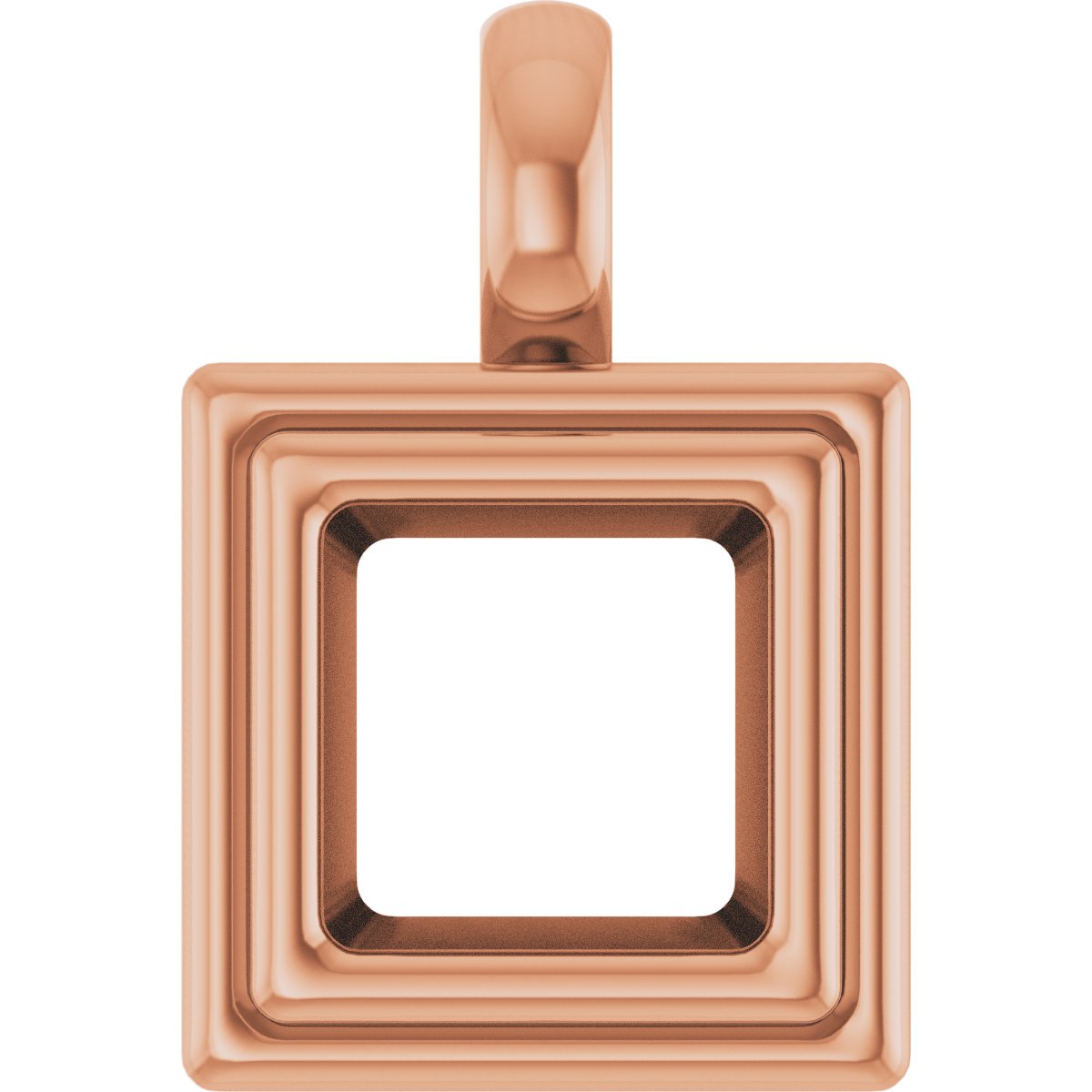 Bezel-Set Solitaire Charm/Pendant