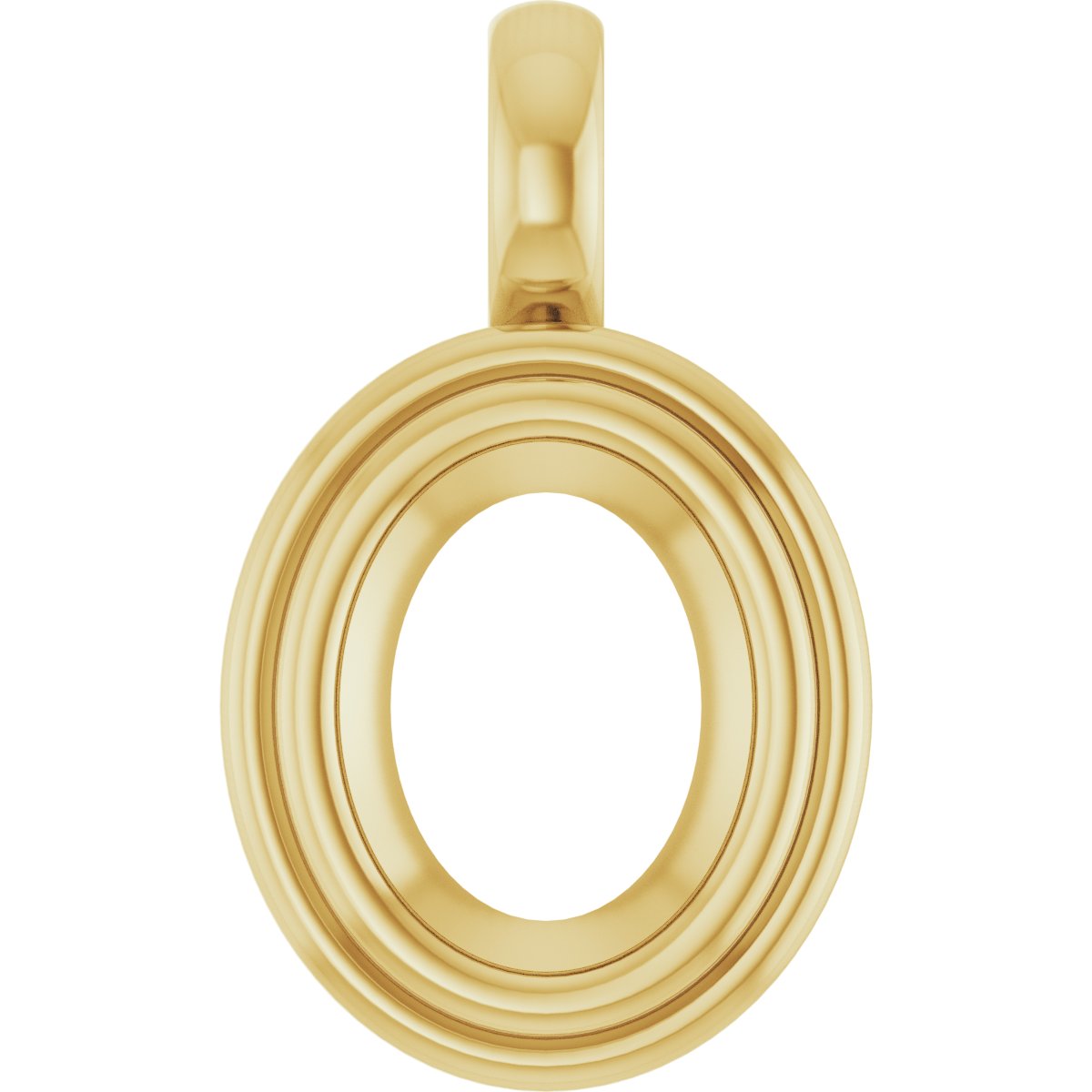 Bezel-Set Solitaire Charm/Pendant
