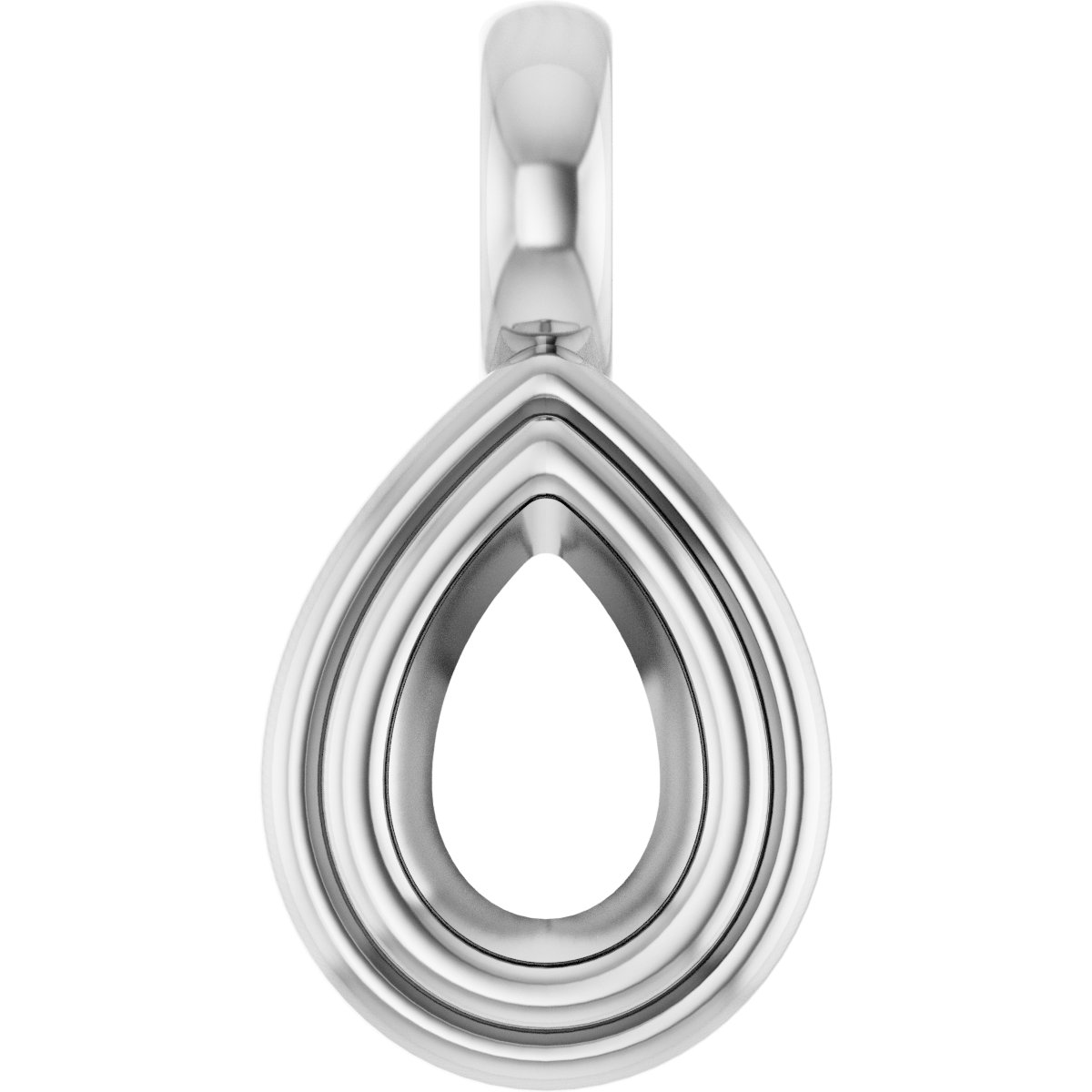 Bezel-Set Solitaire Charm/Pendant