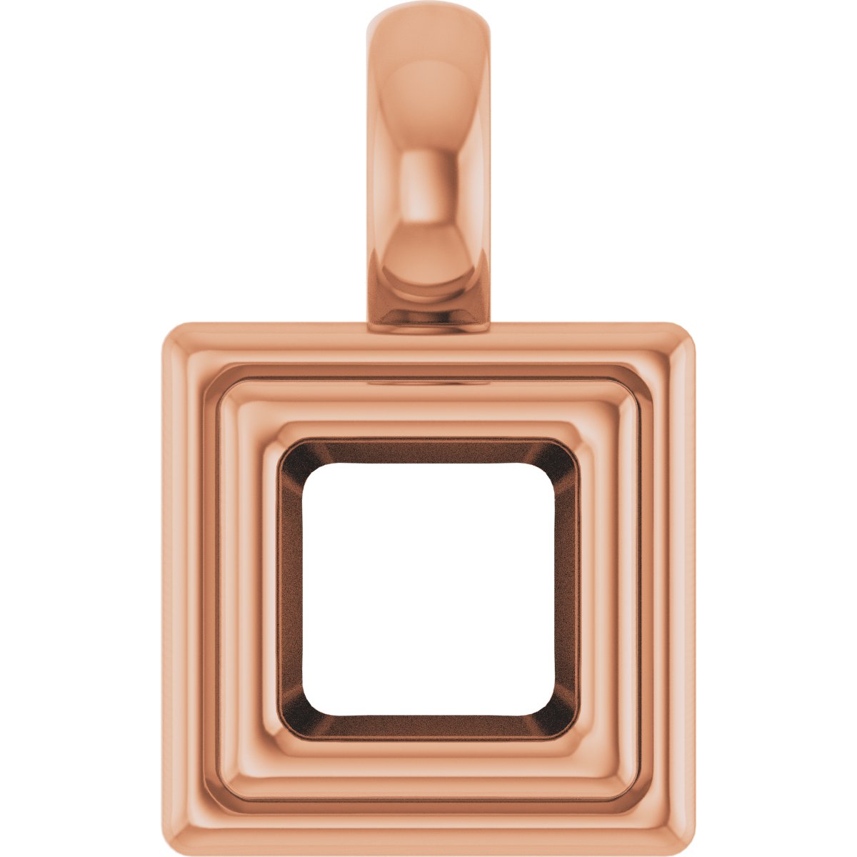 Bezel-Set Solitaire Charm/Pendant
