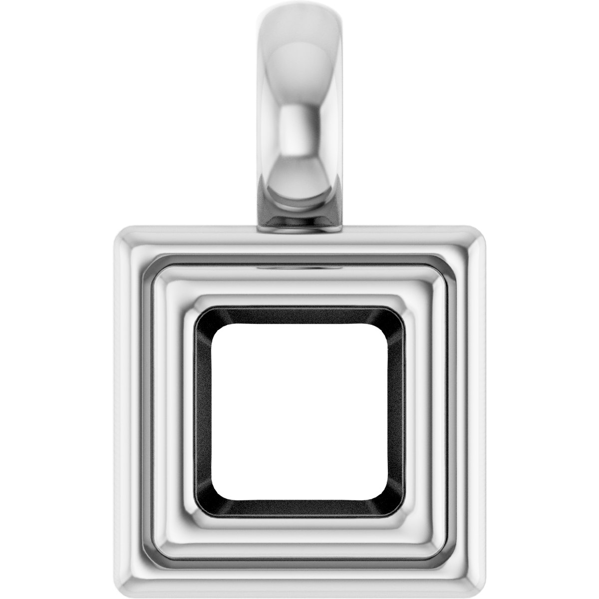 Bezel-Set Solitaire Charm/Pendant