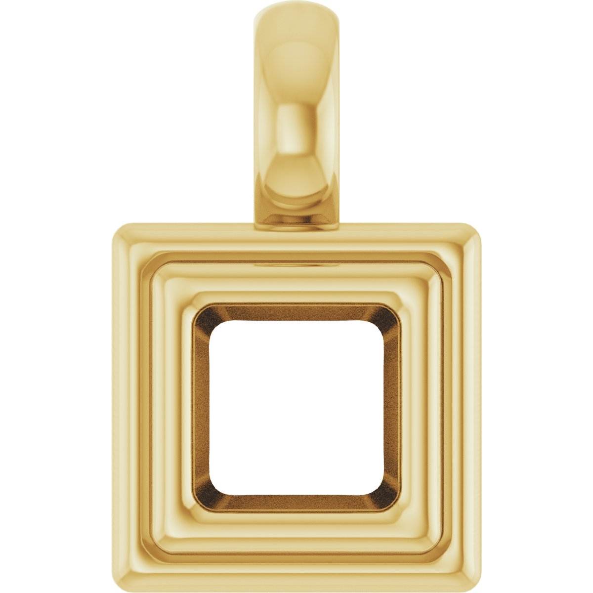 Bezel-Set Solitaire Charm/Pendant
