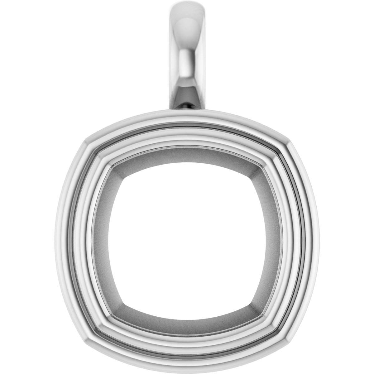 Bezel-Set Solitaire Charm/Pendant