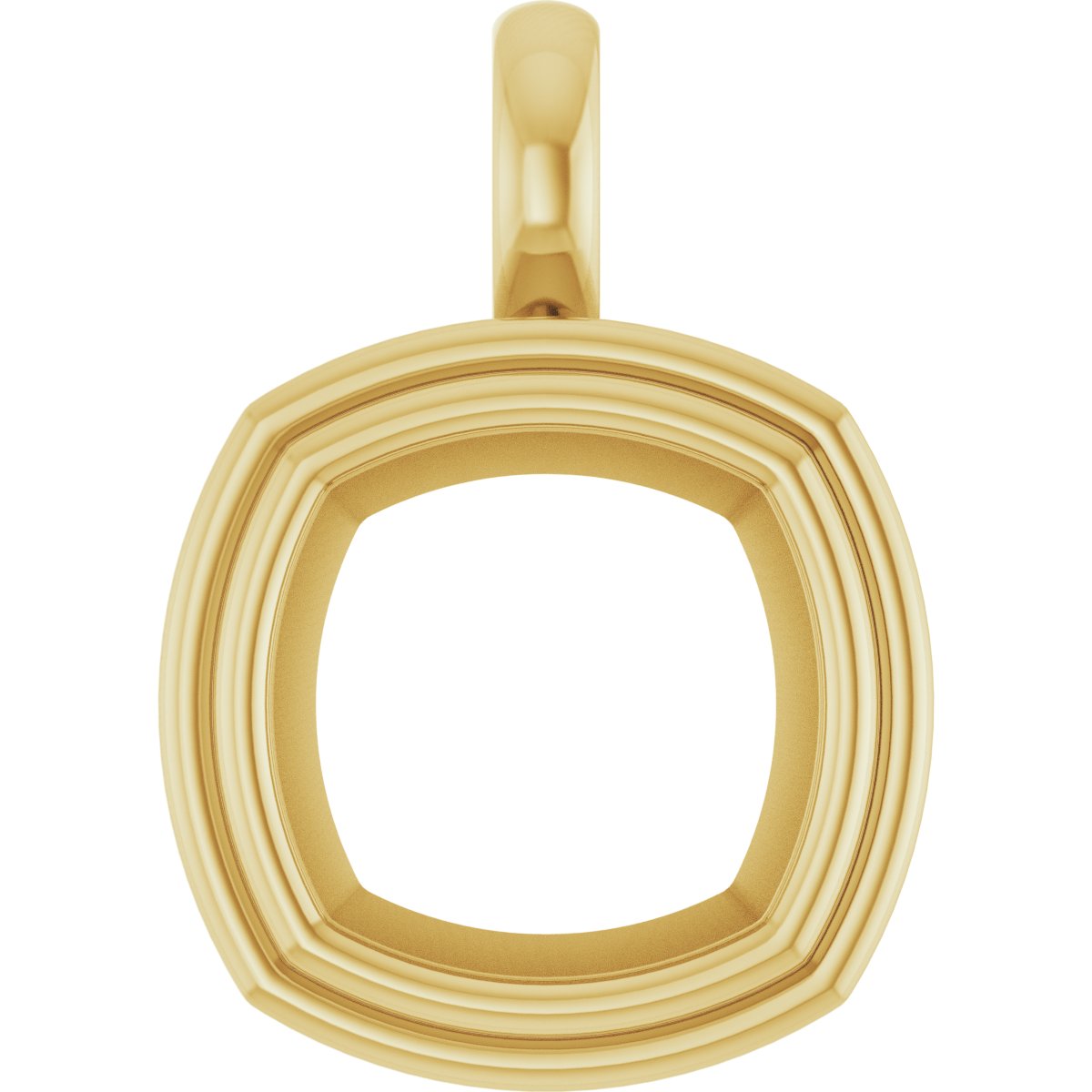 Bezel-Set Solitaire Charm/Pendant