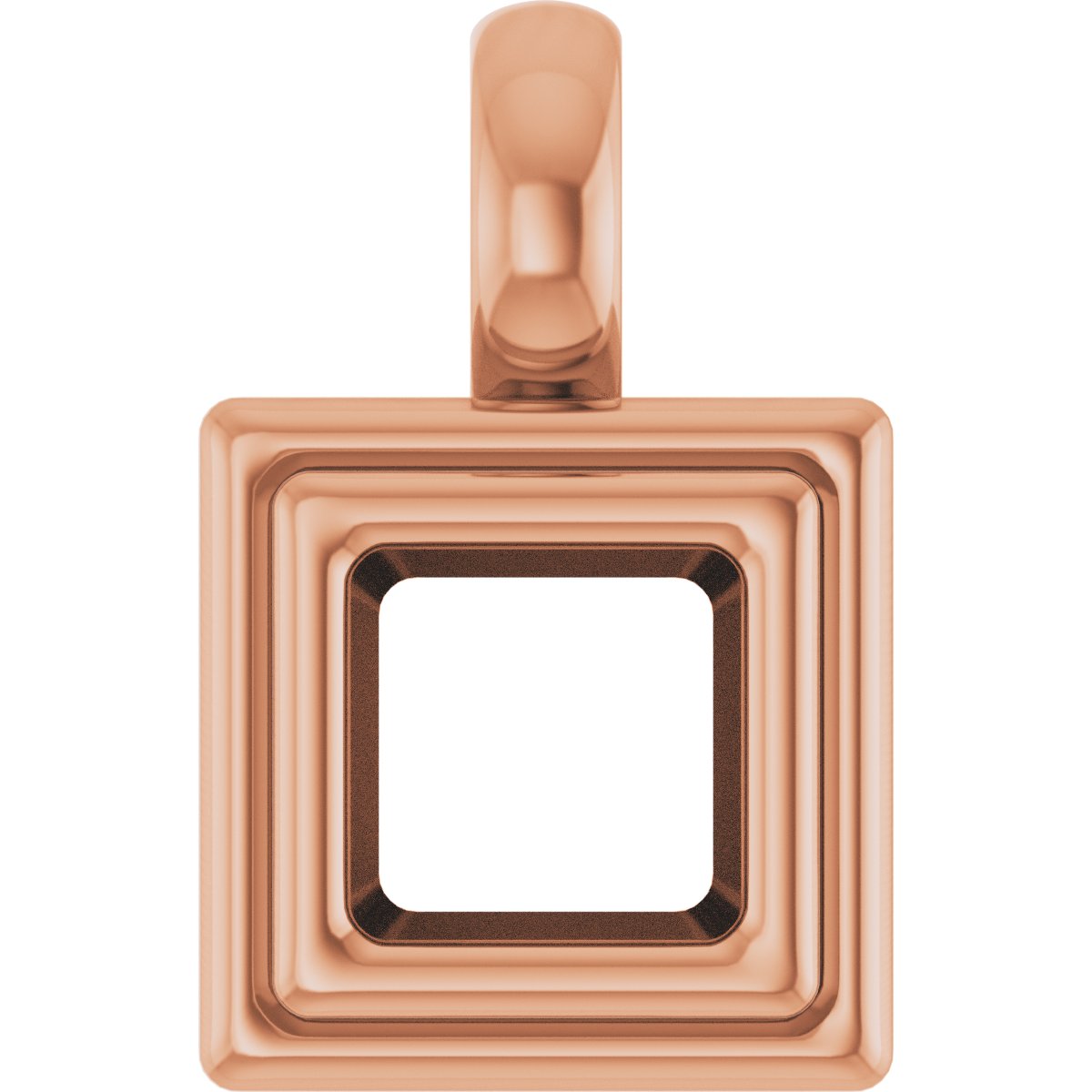 Bezel-Set Solitaire Charm/Pendant