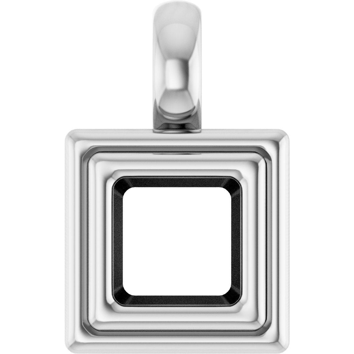 Bezel-Set Solitaire Charm/Pendant
