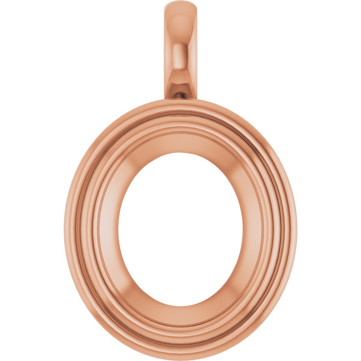 Bezel-Set Solitaire Charm/Pendant