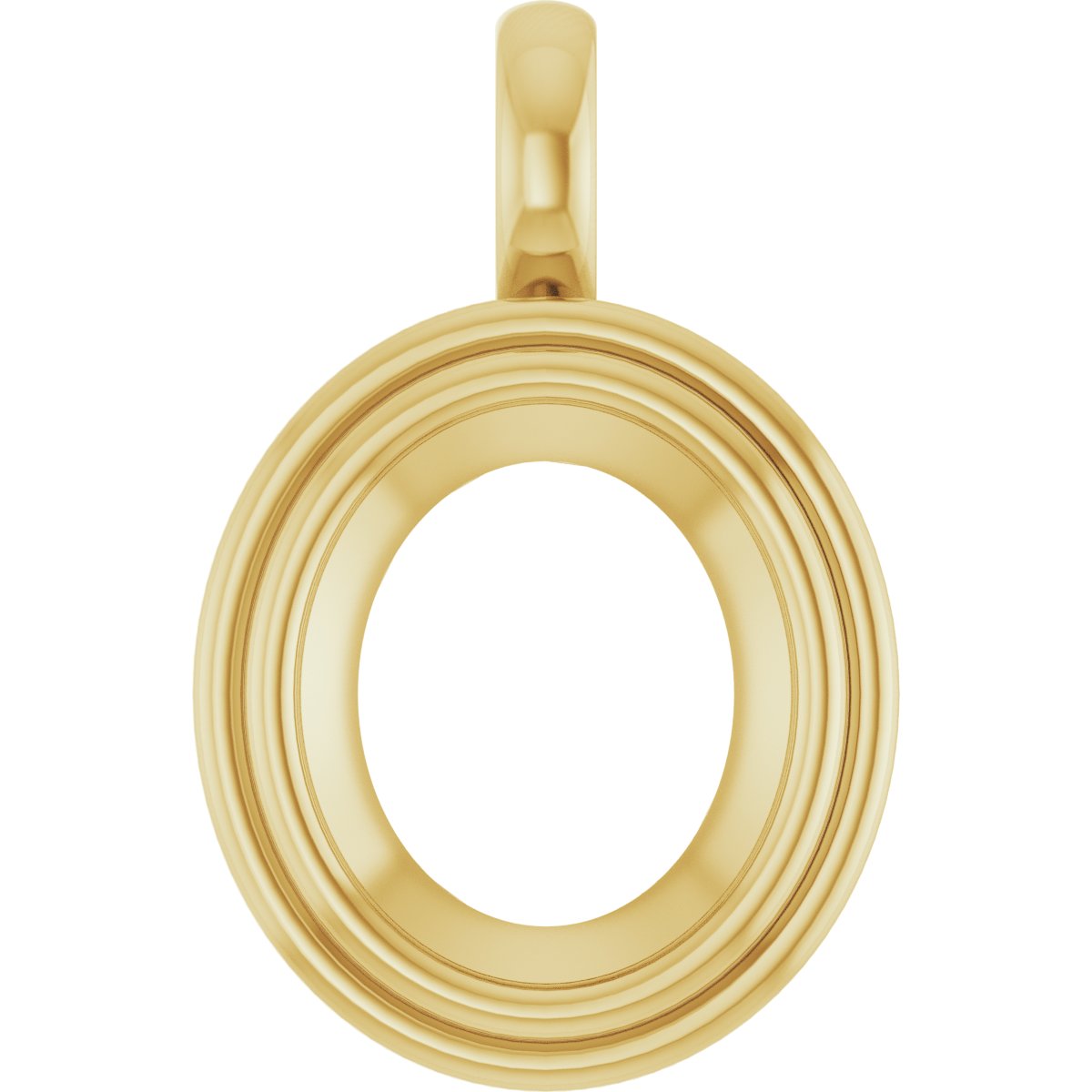 Bezel-Set Solitaire Charm/Pendant
