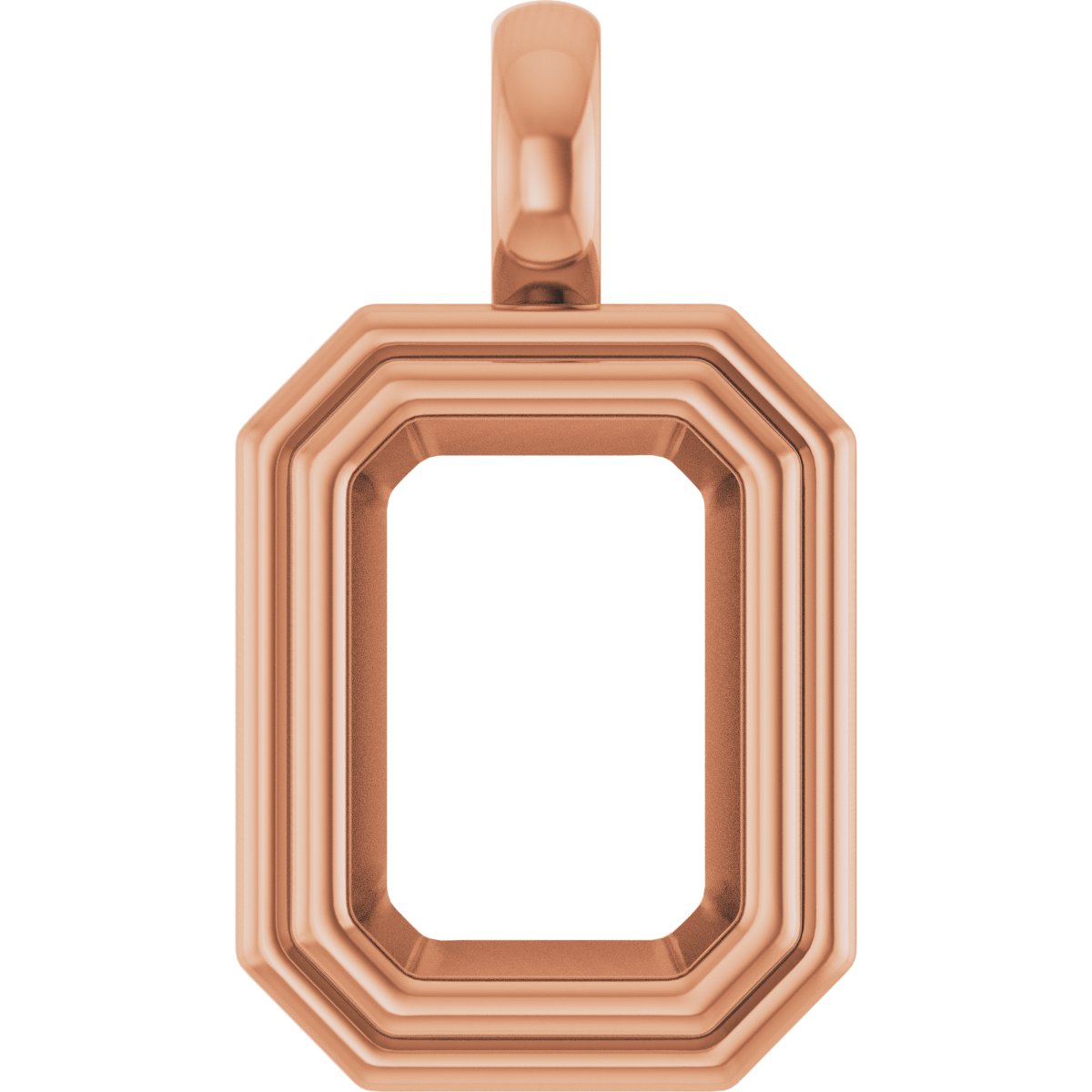 Bezel-Set Solitaire Charm/Pendant