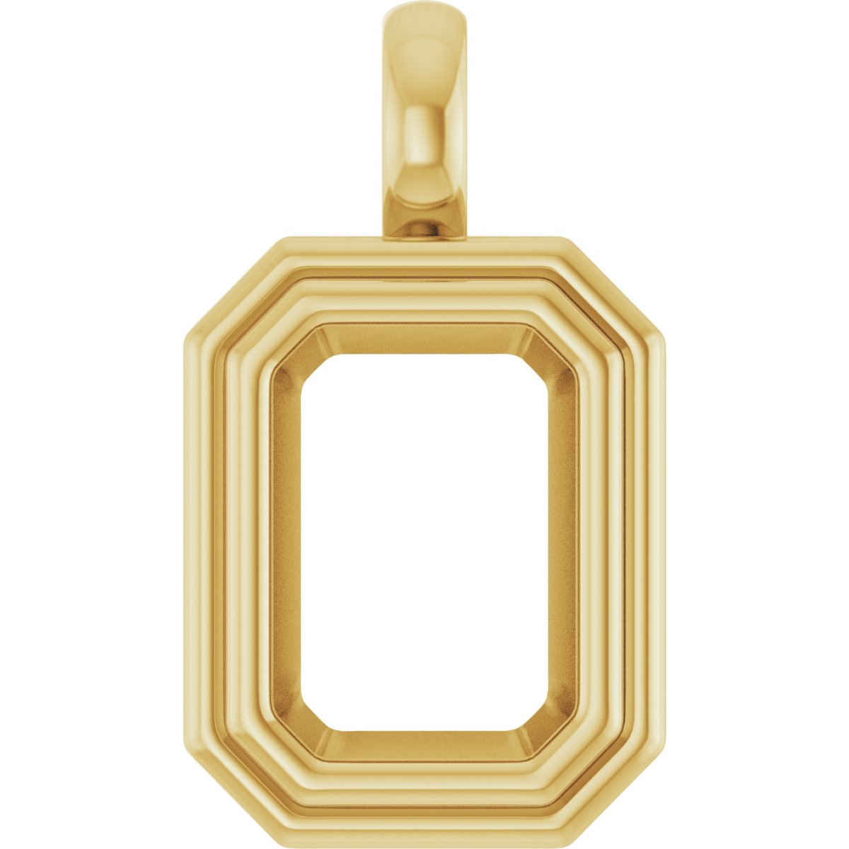 Bezel-Set Solitaire Charm/Pendant
