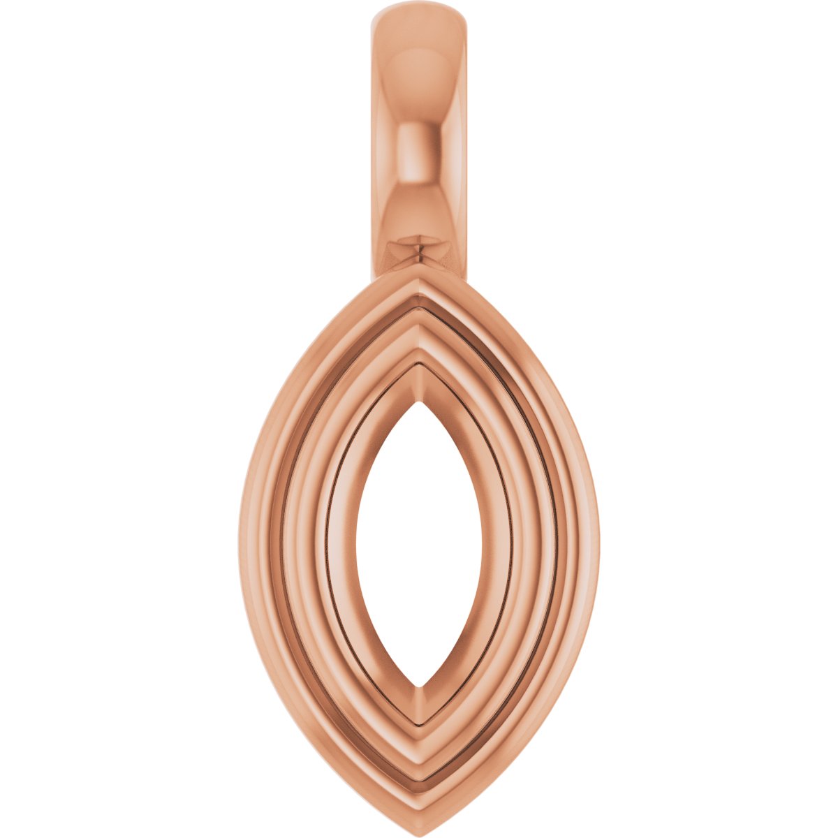 Bezel-Set Solitaire Charm/Pendant