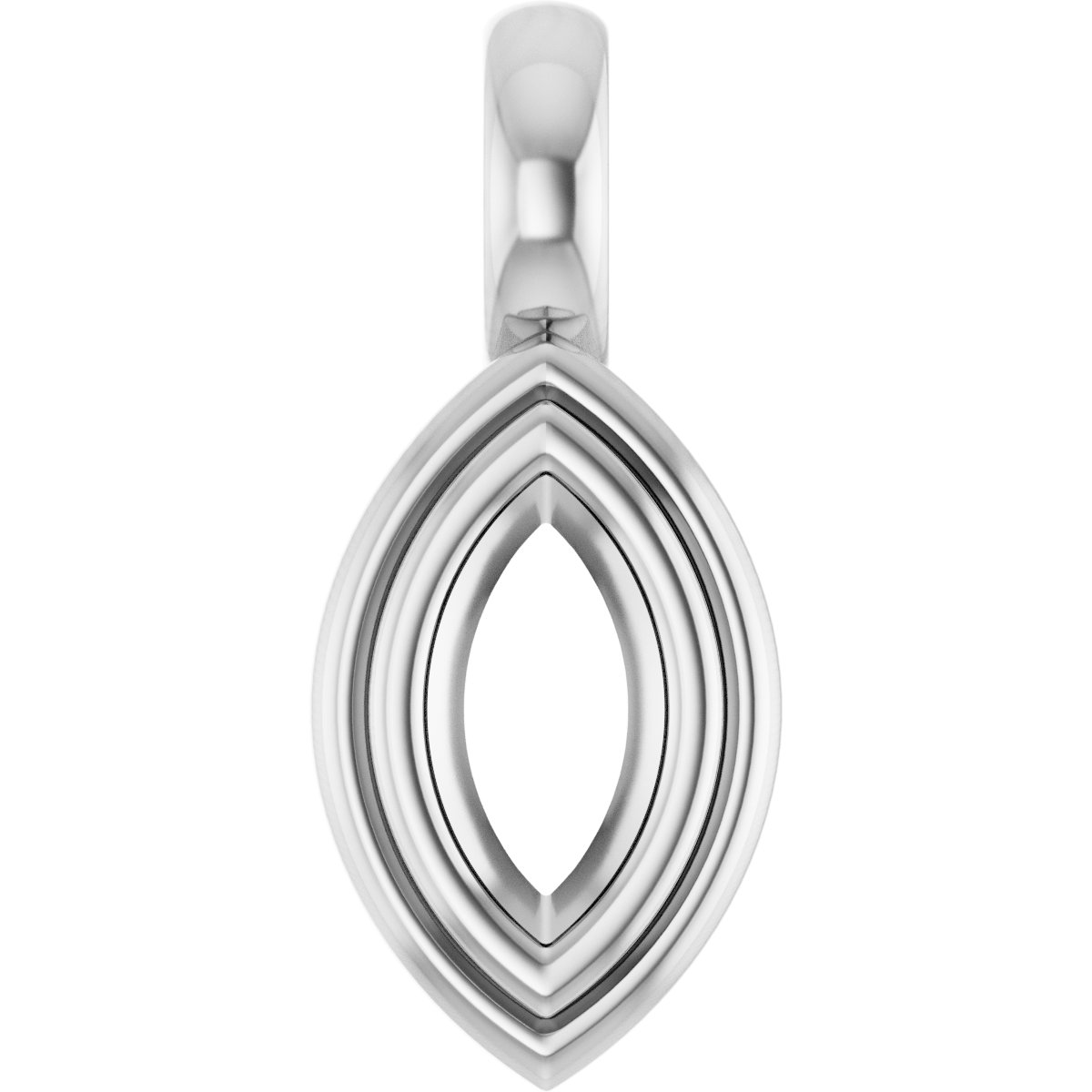 Bezel-Set Solitaire Charm/Pendant