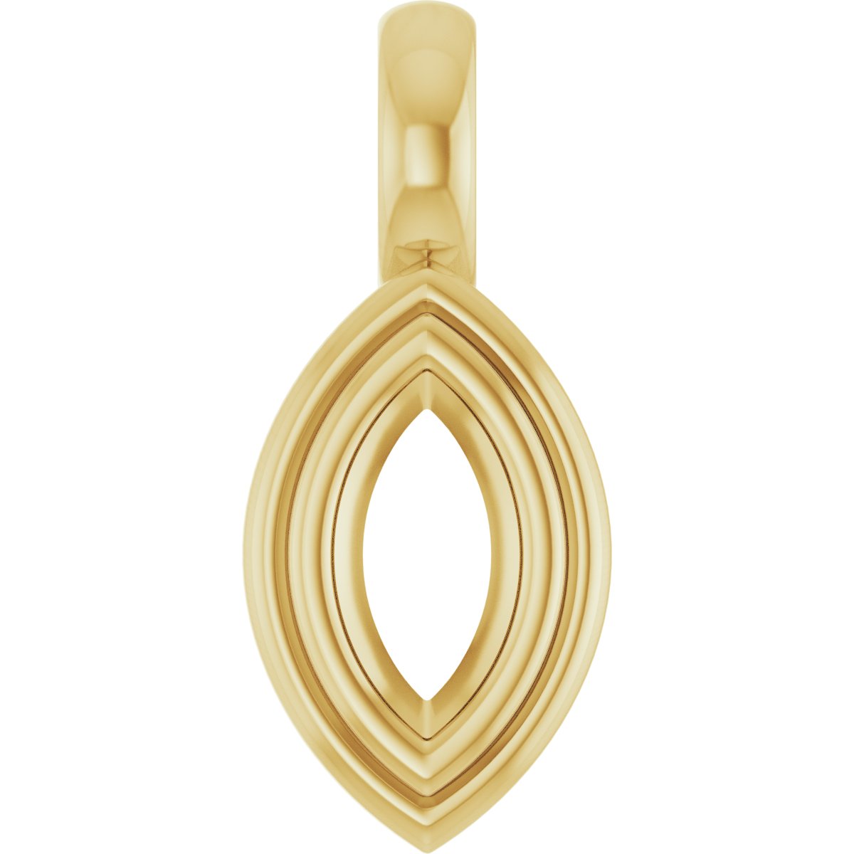 Bezel-Set Solitaire Charm/Pendant