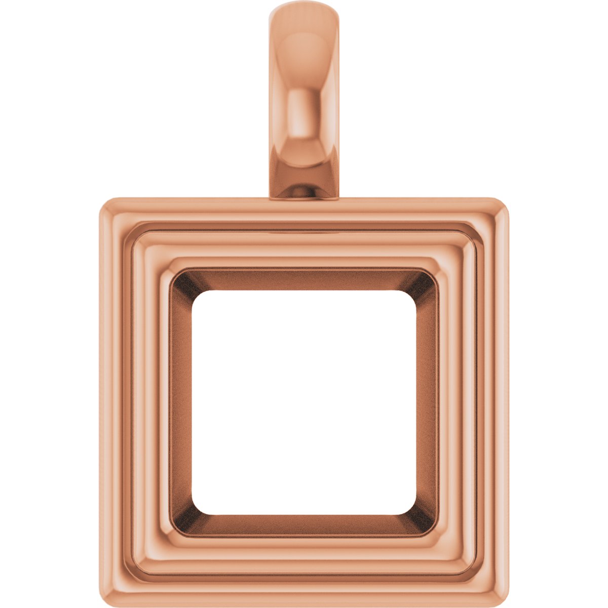 Bezel-Set Solitaire Charm/Pendant