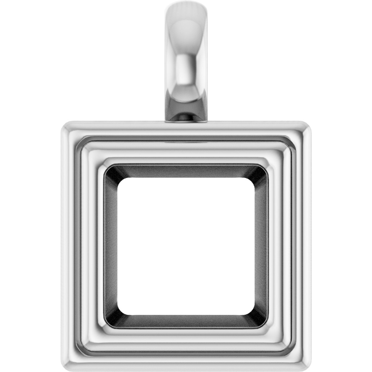 Bezel-Set Solitaire Charm/Pendant