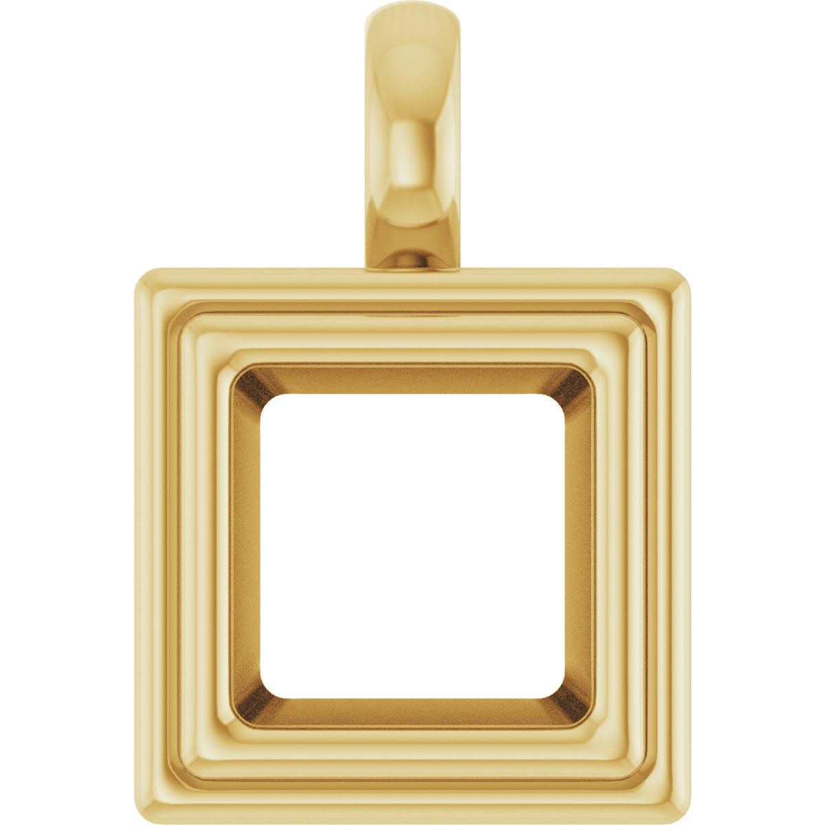 Bezel-Set Solitaire Charm/Pendant