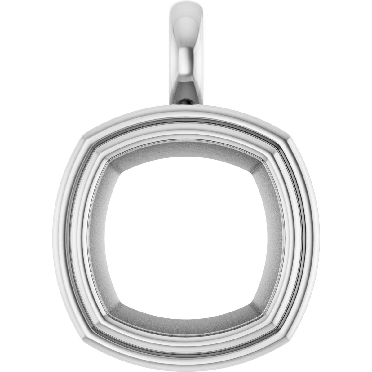 Bezel-Set Solitaire Charm/Pendant