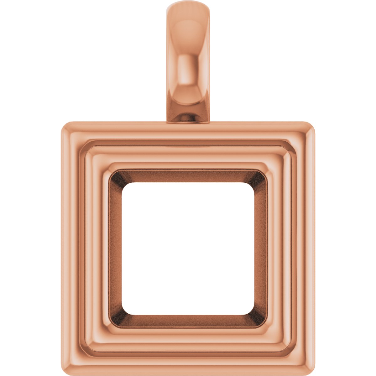 Bezel-Set Solitaire Charm/Pendant