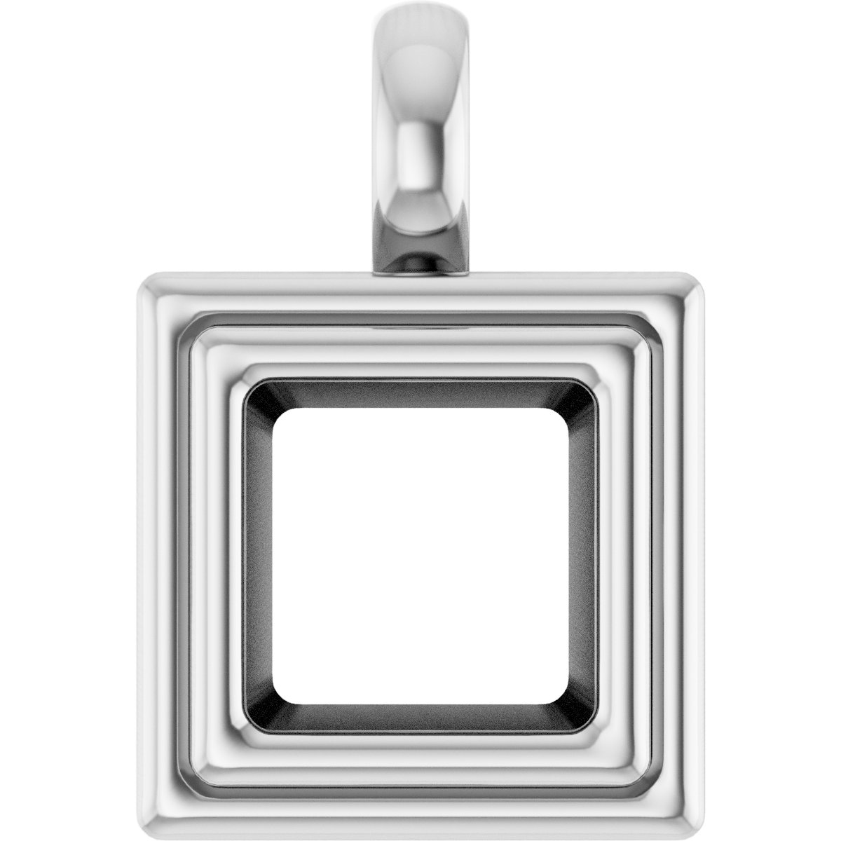 Bezel-Set Solitaire Charm/Pendant