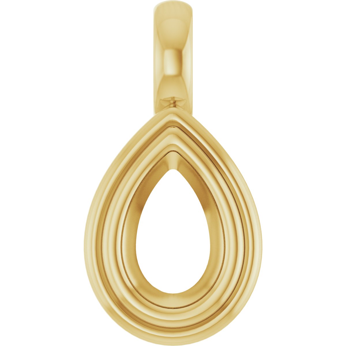Bezel-Set Solitaire Charm/Pendant