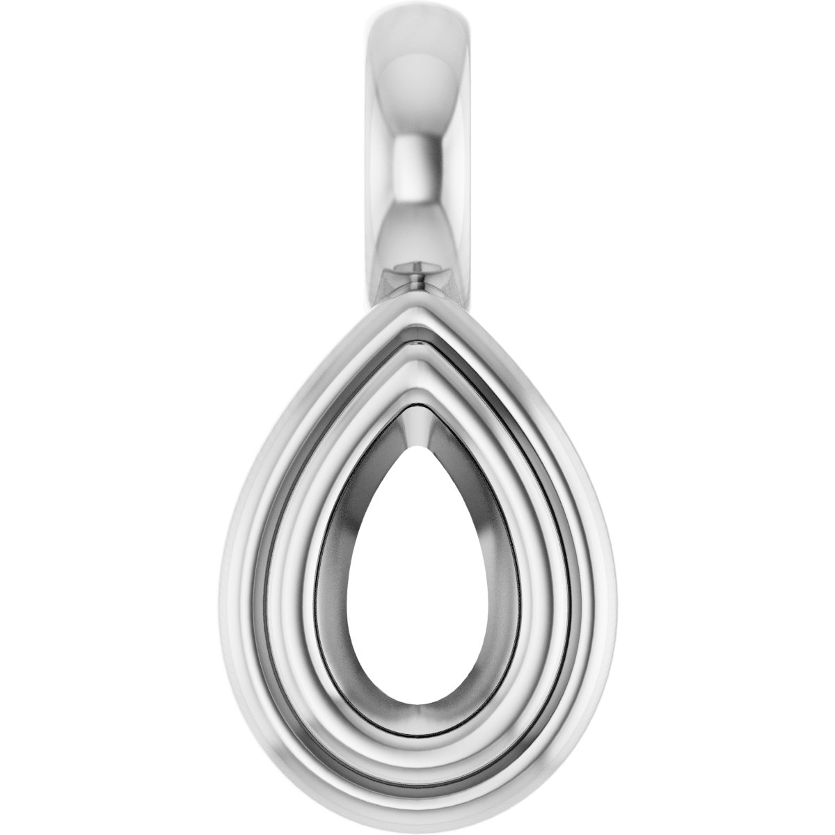 Bezel-Set Solitaire Charm/Pendant