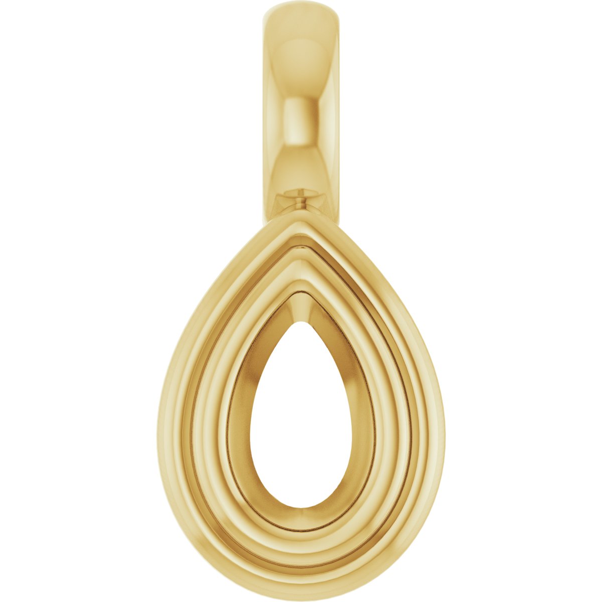 Bezel-Set Solitaire Charm/Pendant