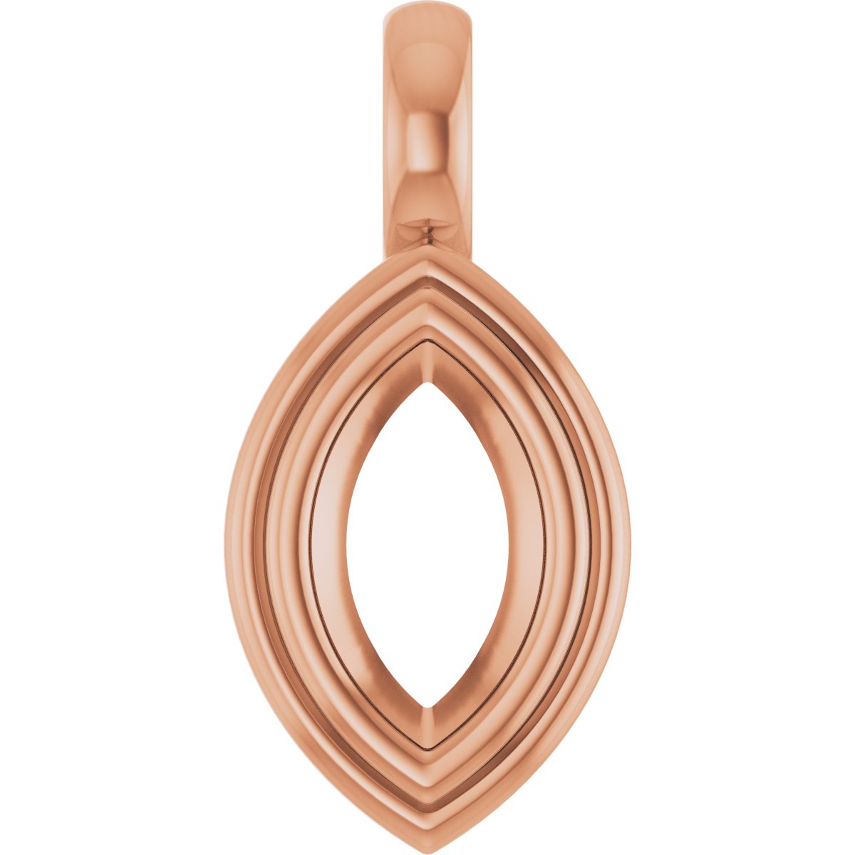 Bezel-Set Solitaire Charm/Pendant