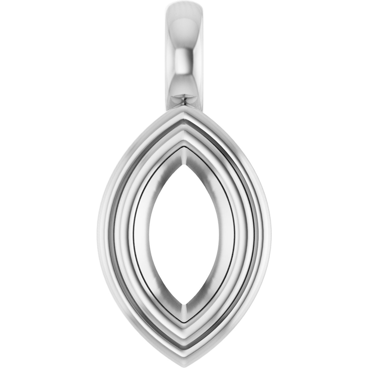 Bezel-Set Solitaire Charm/Pendant