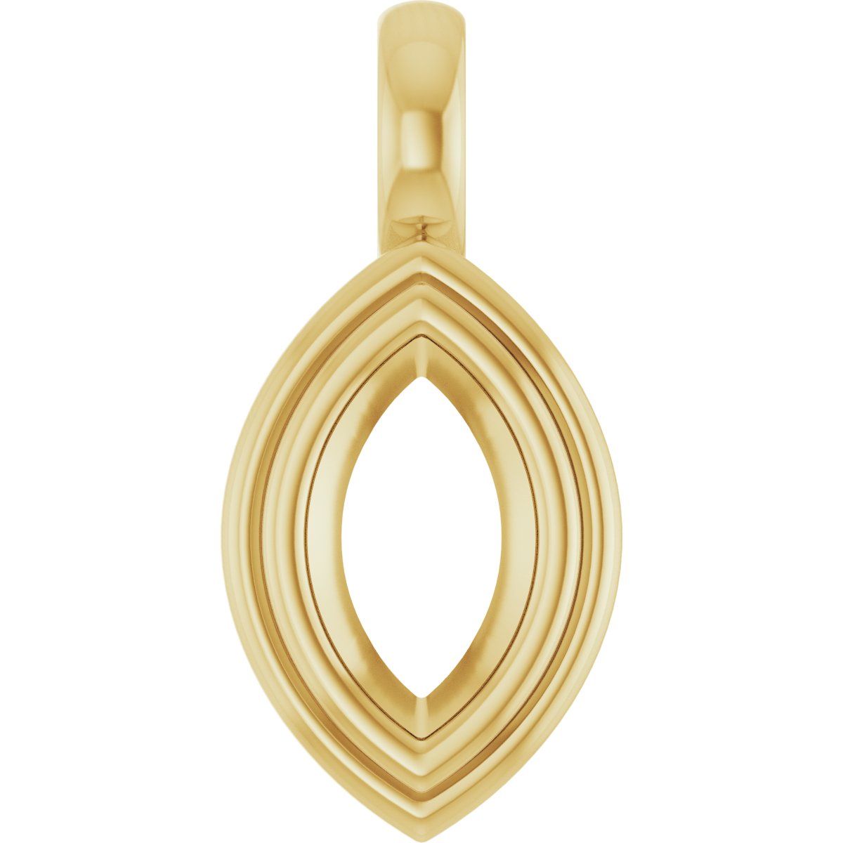 Bezel-Set Solitaire Charm/Pendant