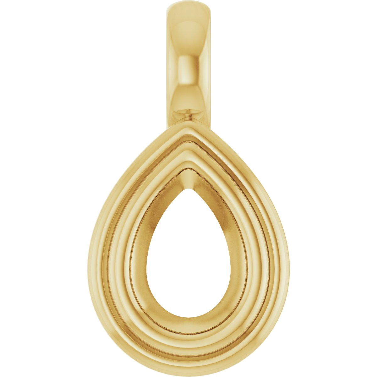 Bezel-Set Solitaire Charm/Pendant