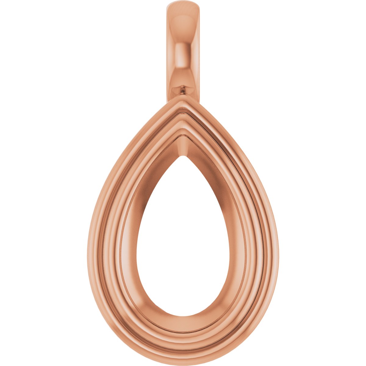Bezel-Set Solitaire Charm/Pendant