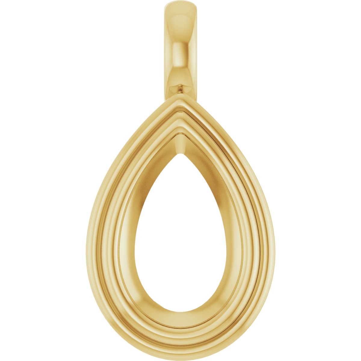 Bezel-Set Solitaire Charm/Pendant