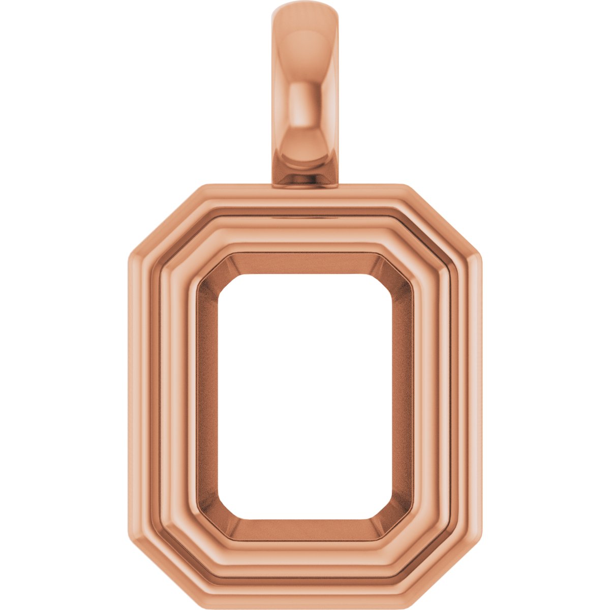 Bezel-Set Solitaire Charm/Pendant