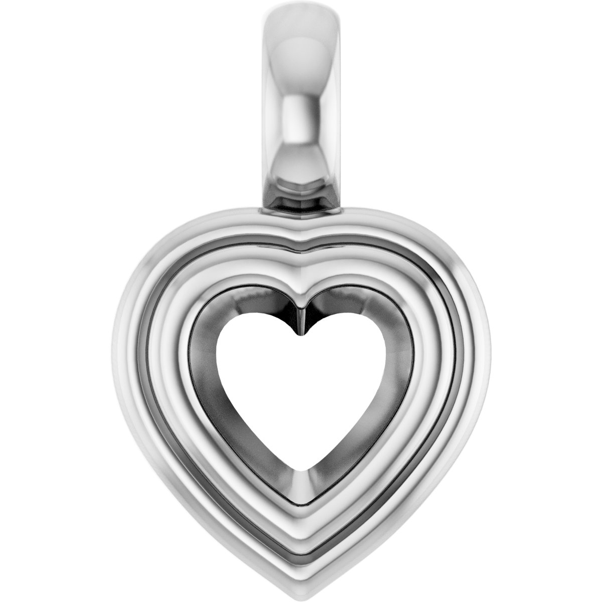 Bezel-Set Solitaire Charm/Pendant