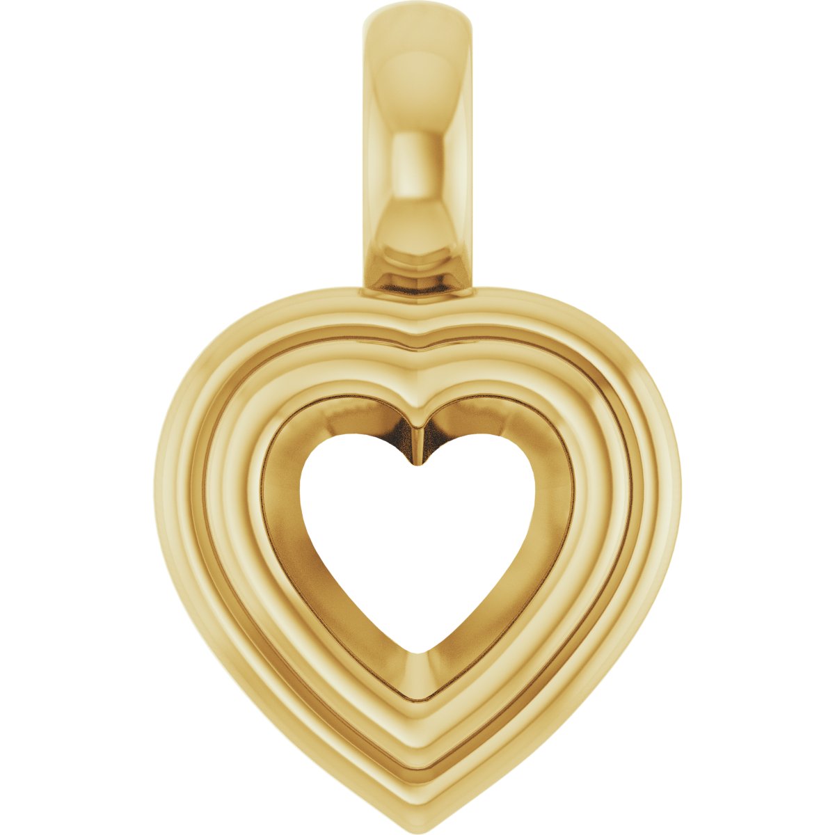 Bezel-Set Solitaire Charm/Pendant