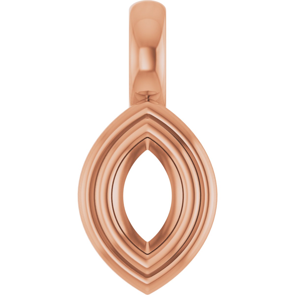 Bezel-Set Solitaire Charm/Pendant