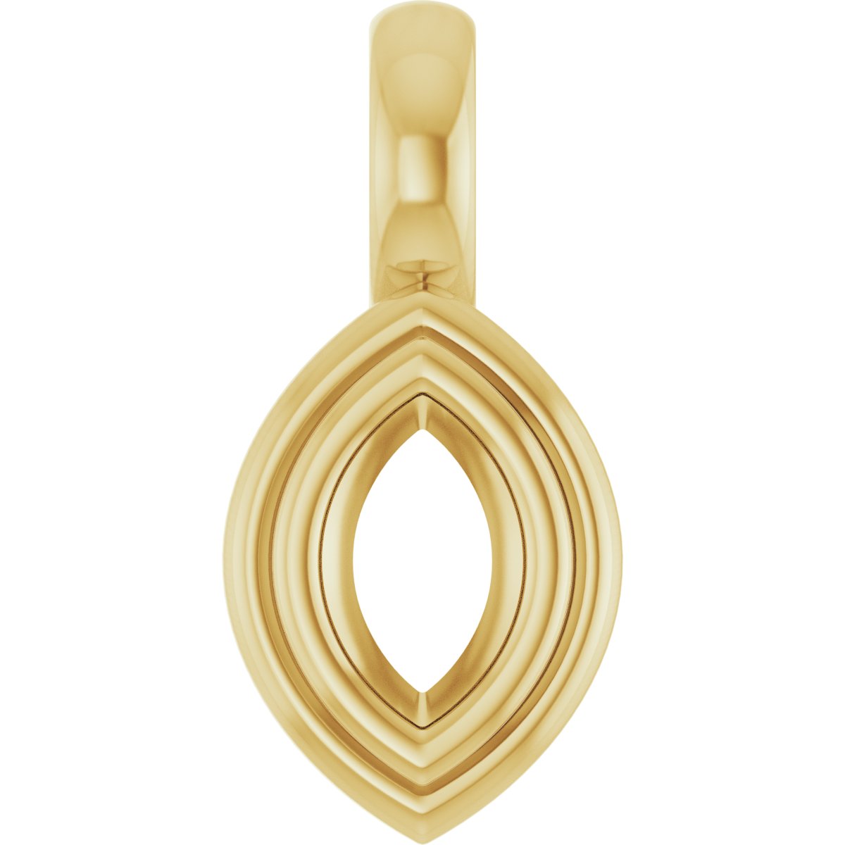 Bezel-Set Solitaire Charm/Pendant
