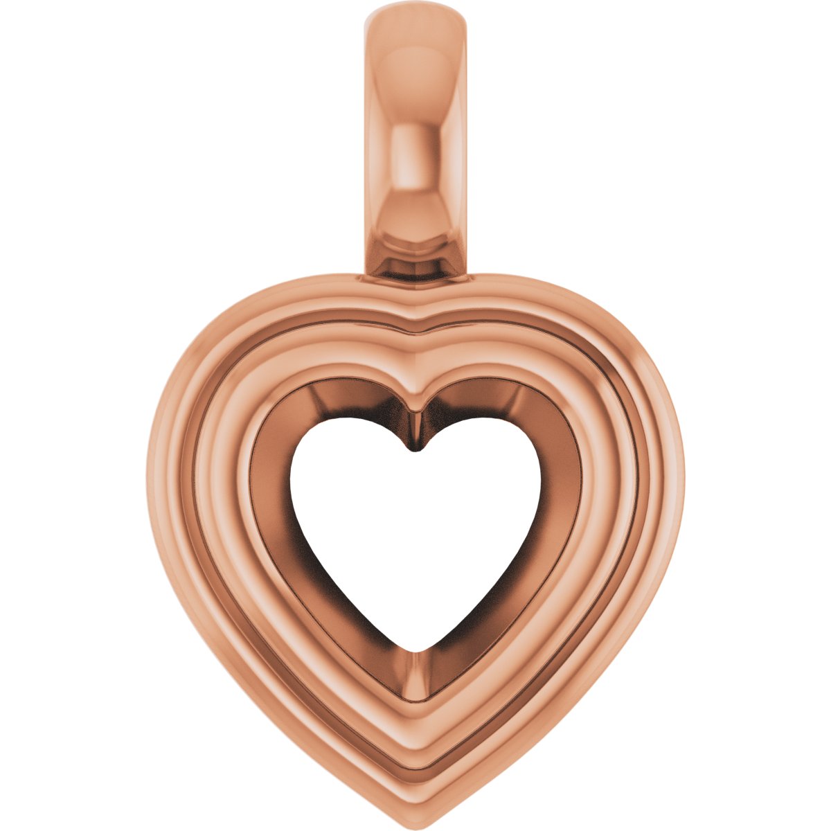 Bezel-Set Solitaire Charm/Pendant