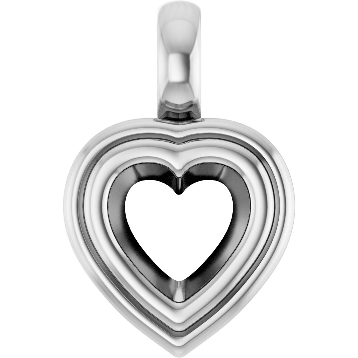 Bezel-Set Solitaire Charm/Pendant