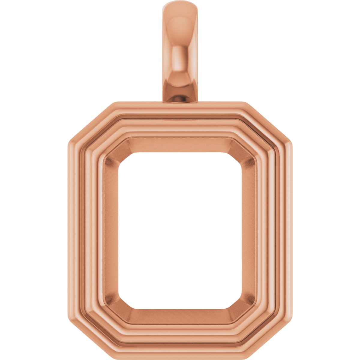 Bezel-Set Solitaire Charm/Pendant