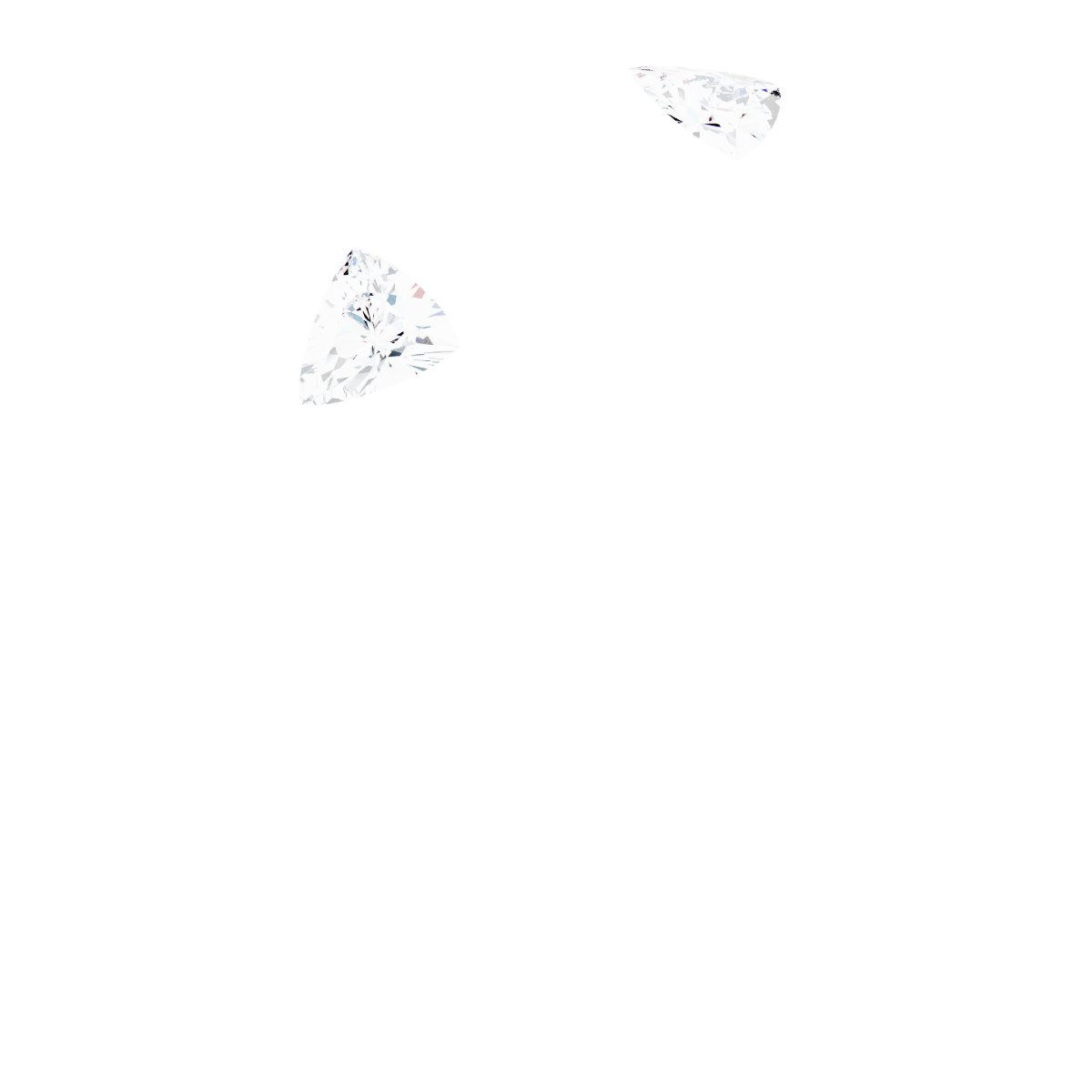 Bezel-Set Three-Stone Engagement Ring