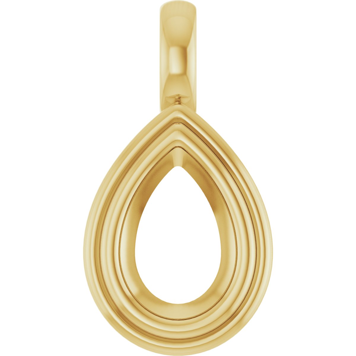 Bezel-Set Solitaire Charm/Pendant