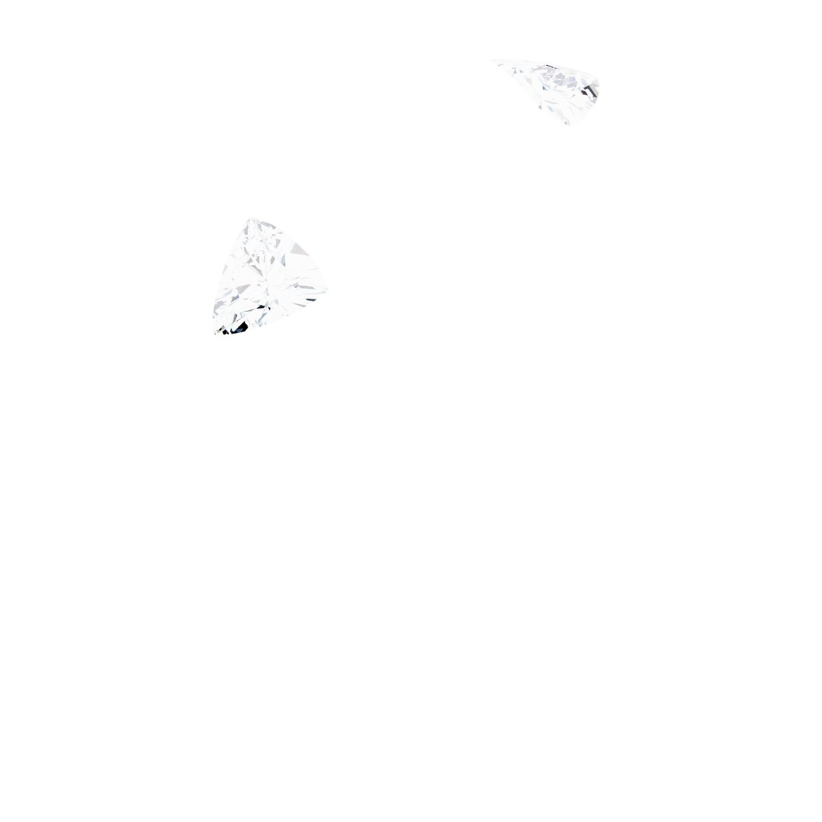 Bezel-Set Three-Stone Engagement Ring